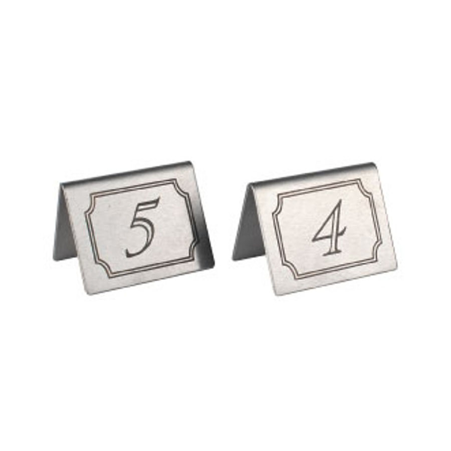 Tent Table Numbers 1 To 20 5x4cm - Catering Supplies UK