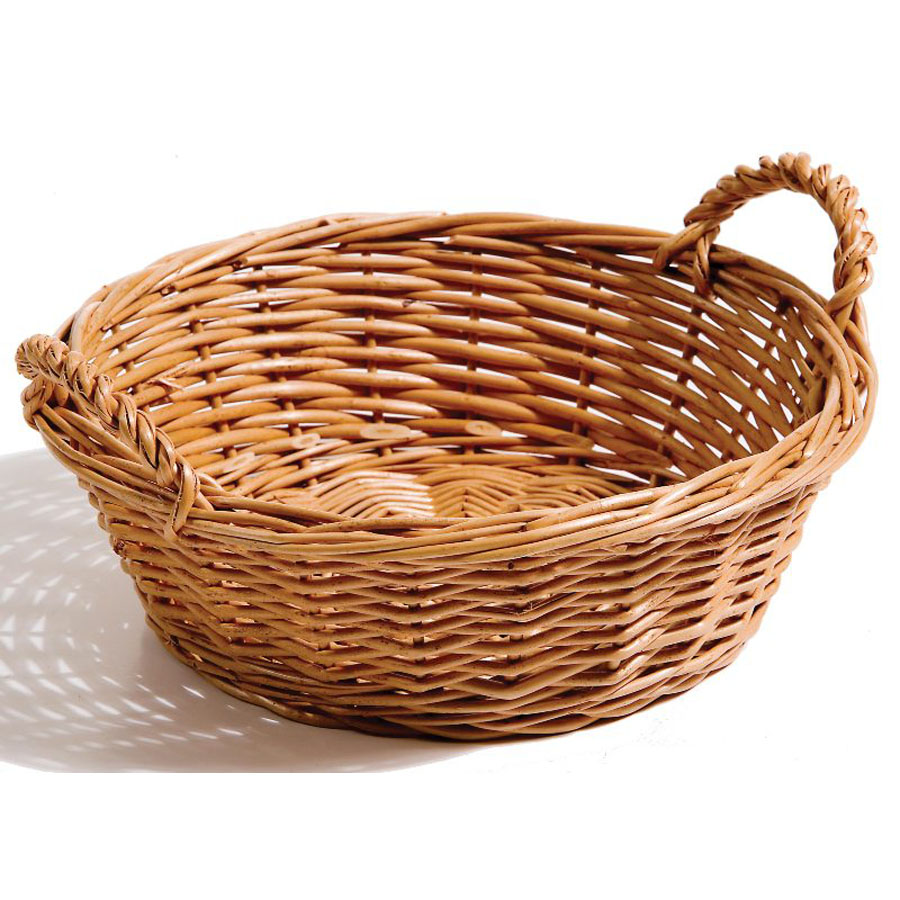 Display Basket Round 23cm With Side Handles - Catering Supplies UK
