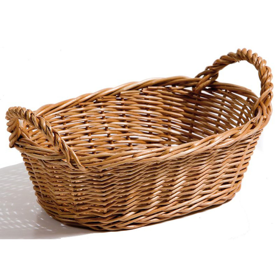 Display Basket Oval 30 x 20 x 10cm With Handles Catering Supplies UK