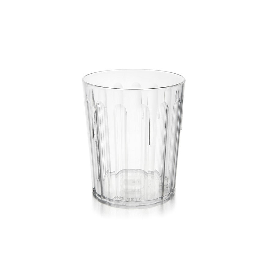 Polycarbonate Tumbler Fluted 8oz Clear - Catering Supplies UK