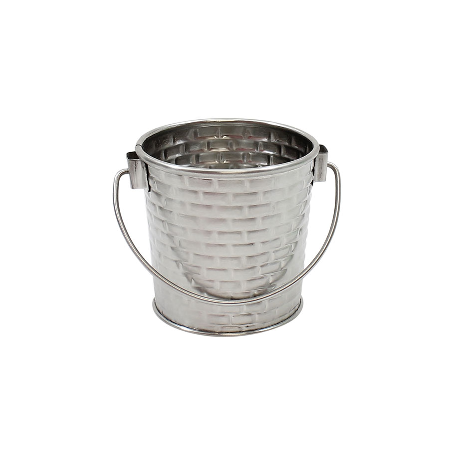 Brickhouse Collection Round Pail with Handle 490ml - Catering Supplies UK