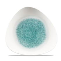 Raku Jade Green Lotus Plate 10 inch