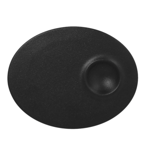 Oval Platecircusblack 18x11cm