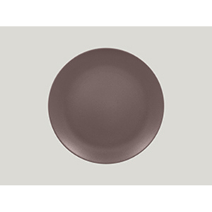 Nmellow Flat Coupe Plate Chest Brown 29cm